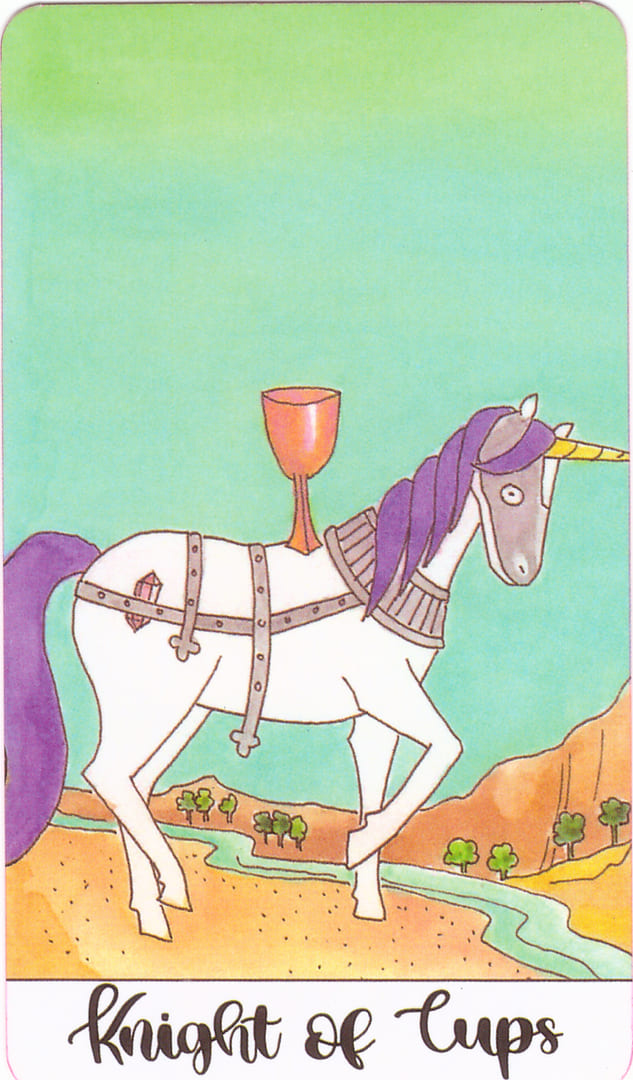 Knight of Cups — Crystal Unicorn Tarot