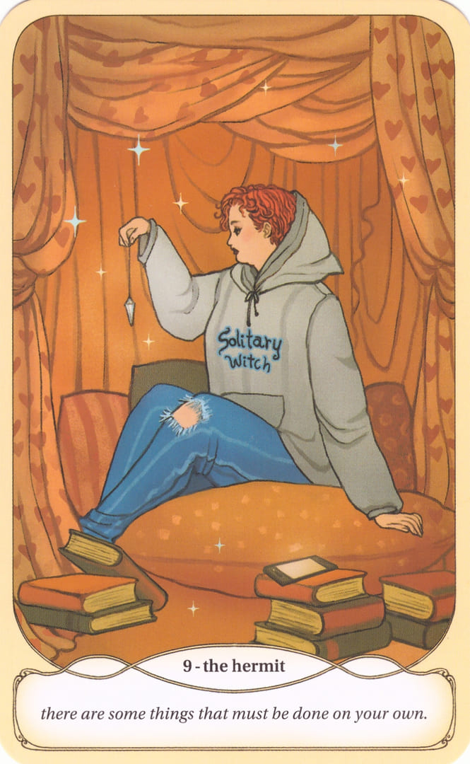 The Hermit — Cozy Witch Tarot