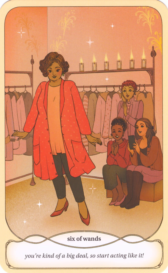 Six of Wands — Cozy Witch Tarot