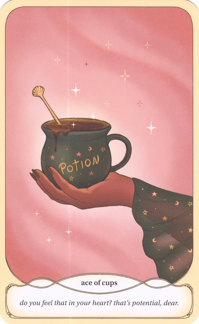 Ace of Cups — Cozy Witch Tarot