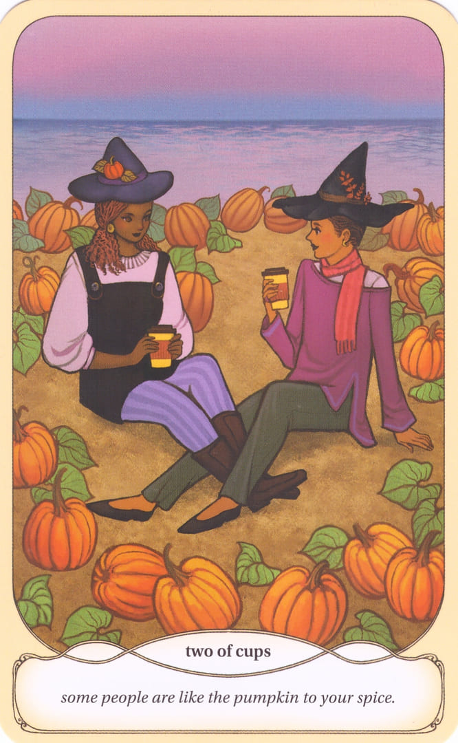 Two of Cups — Cozy Witch Tarot