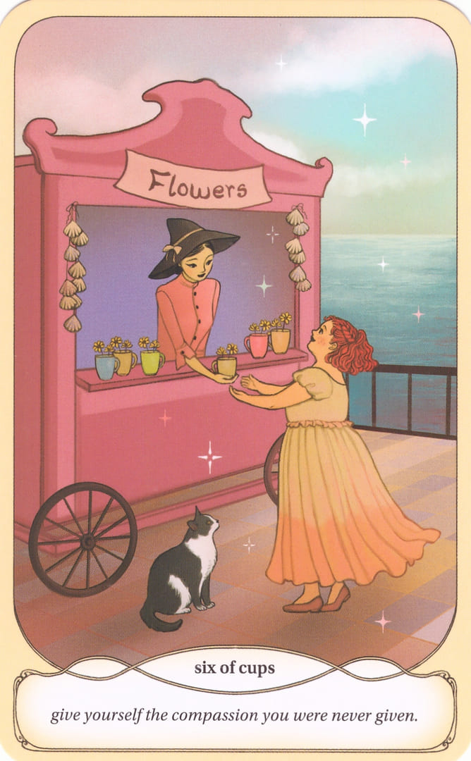 Six of Cups — Cozy Witch Tarot