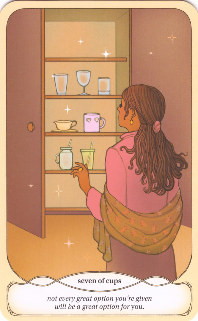 Seven of Cups — Cozy Witch Tarot