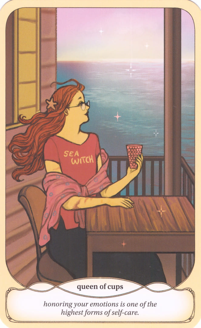 Queen of Cups — Cozy Witch Tarot