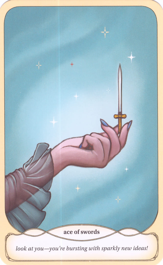 Ace of Swords — Cozy Witch Tarot