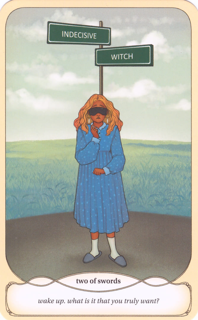 Two of Swords — Cozy Witch Tarot