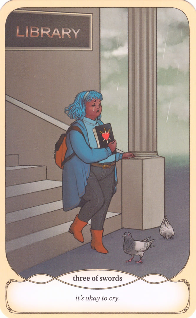 Three of Swords — Cozy Witch Tarot