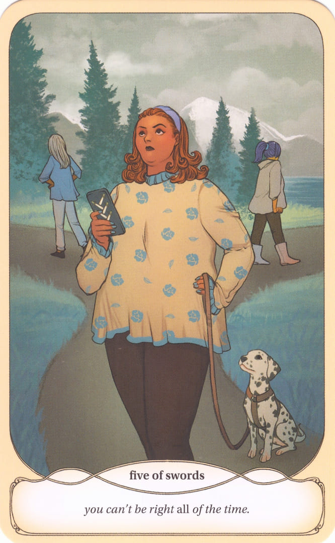 Five of Swords — Cozy Witch Tarot