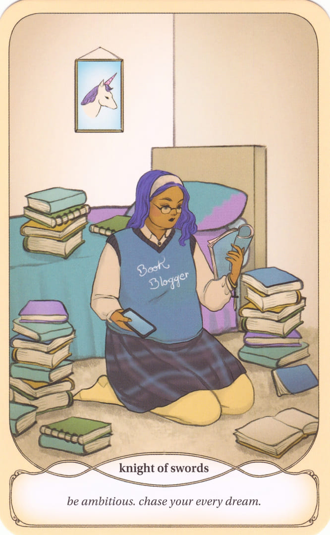 Knight of Swords — Cozy Witch Tarot