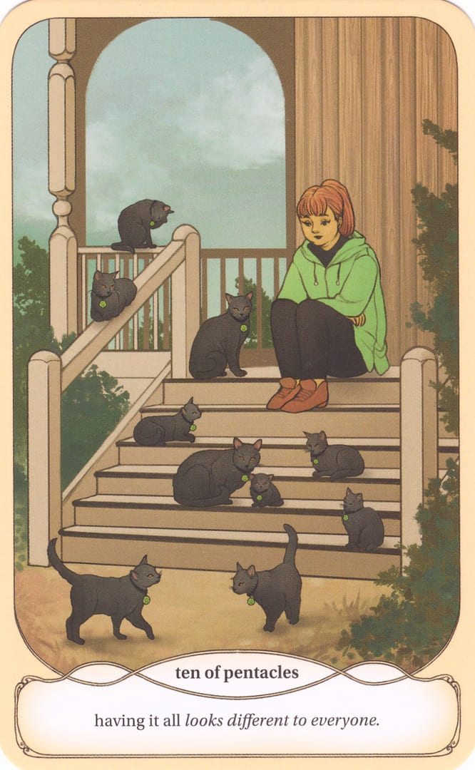 Ten of Pentacles — Cozy Witch Tarot