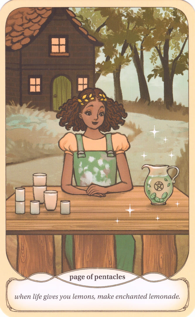 Page of Pentacles — Cozy Witch Tarot