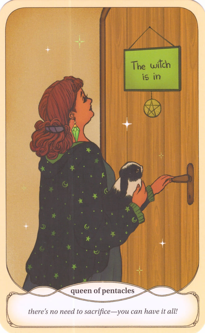 Queen of Pentacles — Cozy Witch Tarot