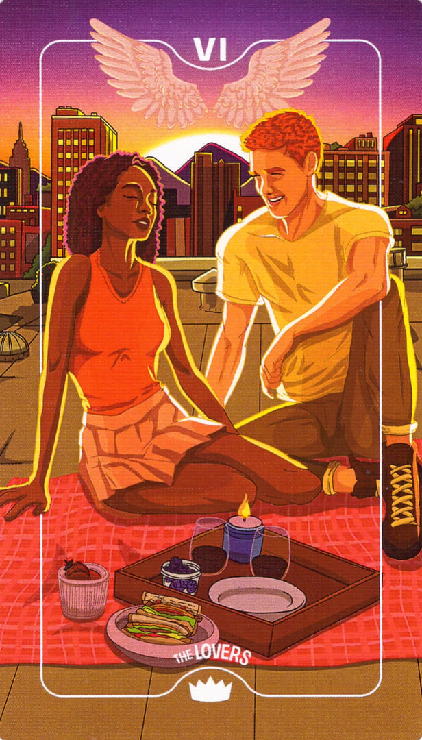 The Lovers — Deck of Luminaries Tarot