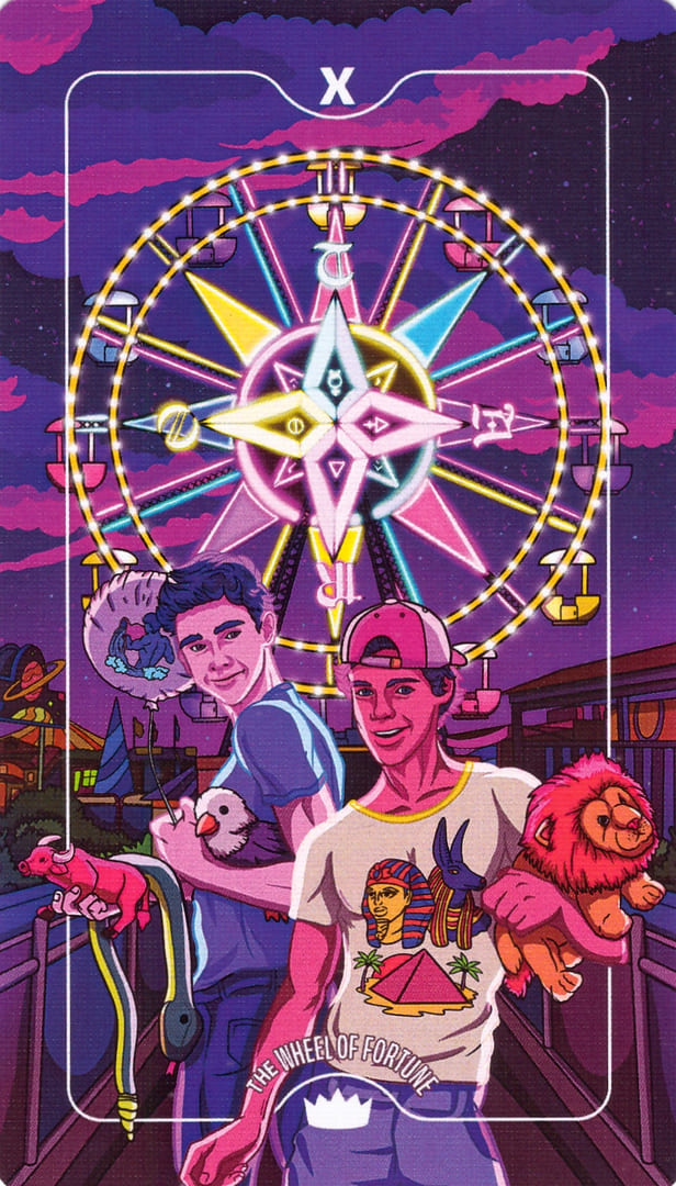 Wheel of Fortune — Deck of Luminaries Tarot