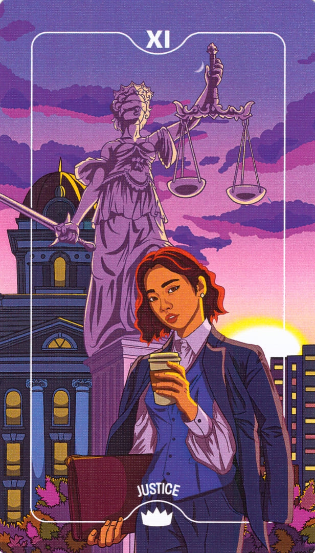 Justice — Deck of Luminaries Tarot