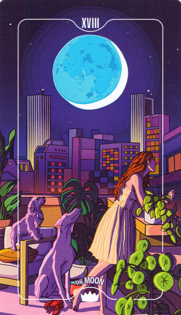 The Moon — Deck of Luminaries Tarot