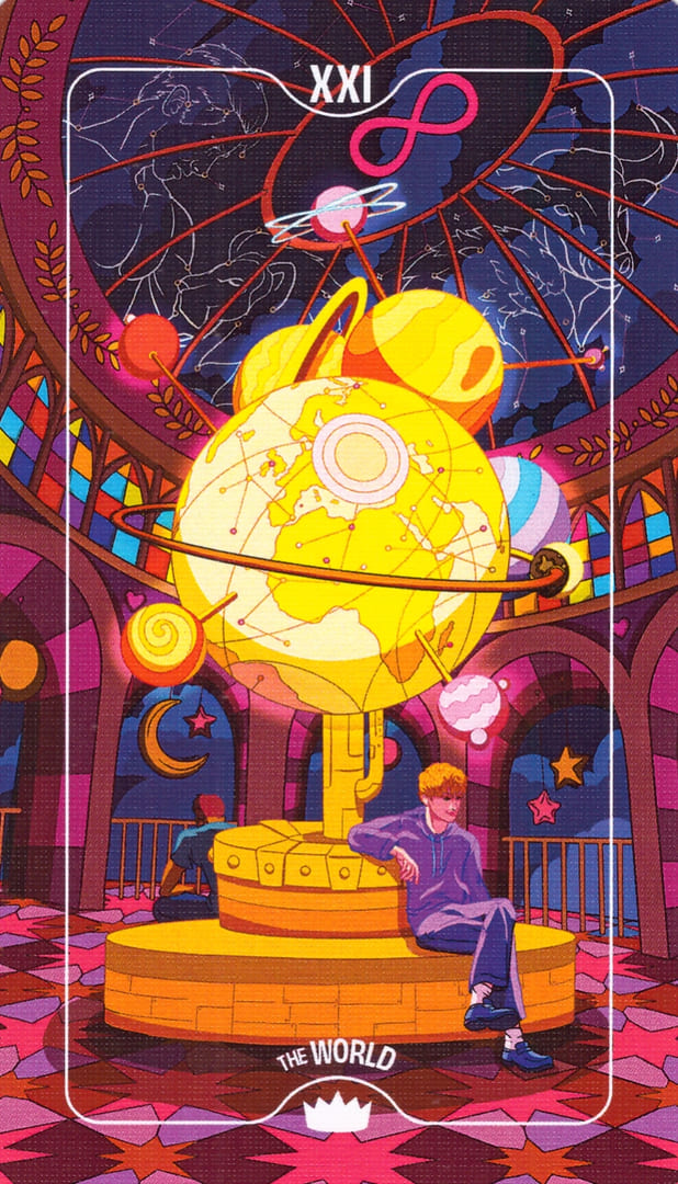 The World — Deck of Luminaries Tarot