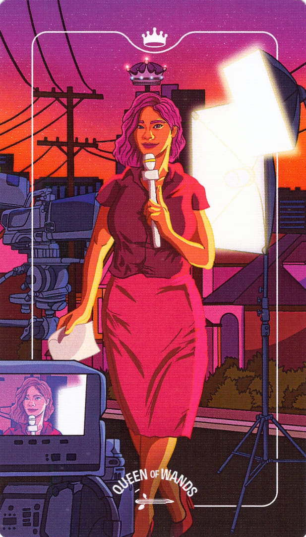 Queen of Wands — Deck of Luminaries Tarot