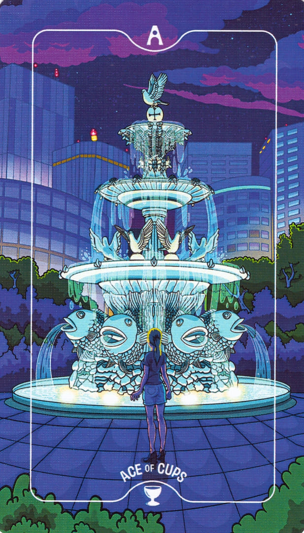 Ace of Cups — Deck of Luminaries Tarot