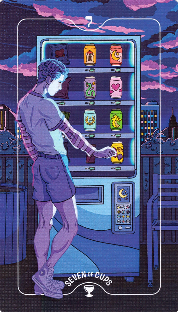 Seven of Cups — Deck of Luminaries Tarot