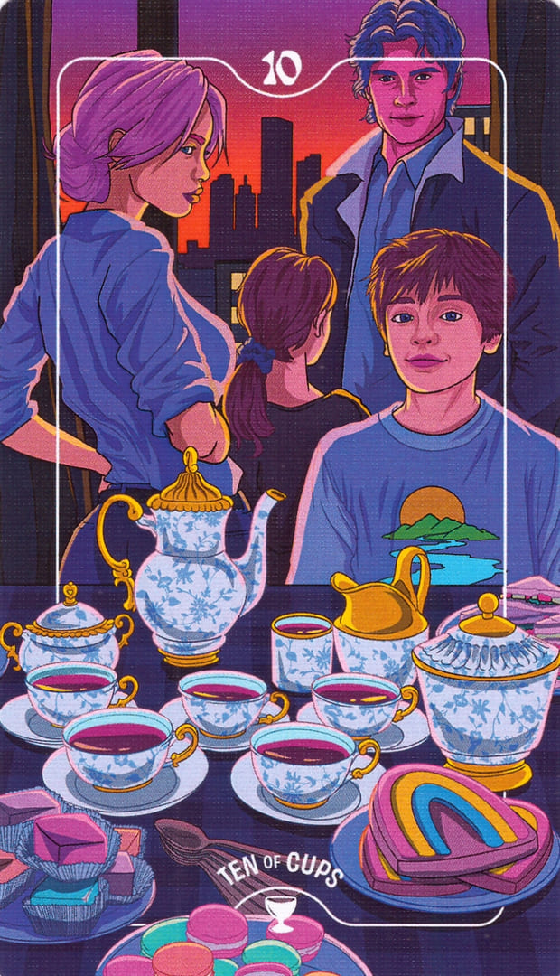 Ten of Cups — Deck of Luminaries Tarot