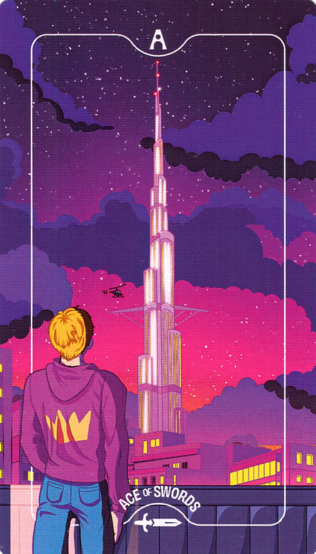 Ace of Swords — Deck of Luminaries Tarot