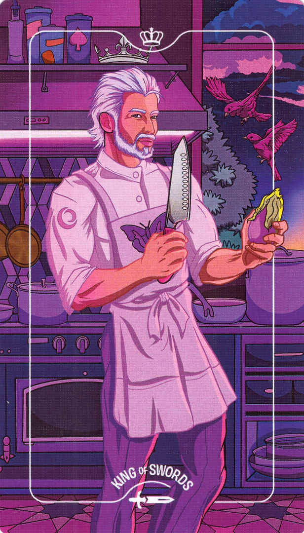 King of Swords — Deck of Luminaries Tarot
