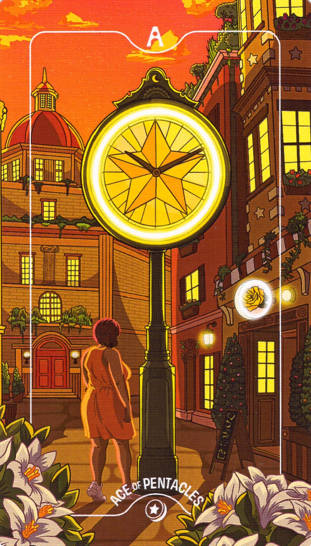 Ace of Pentacles — Deck of Luminaries Tarot