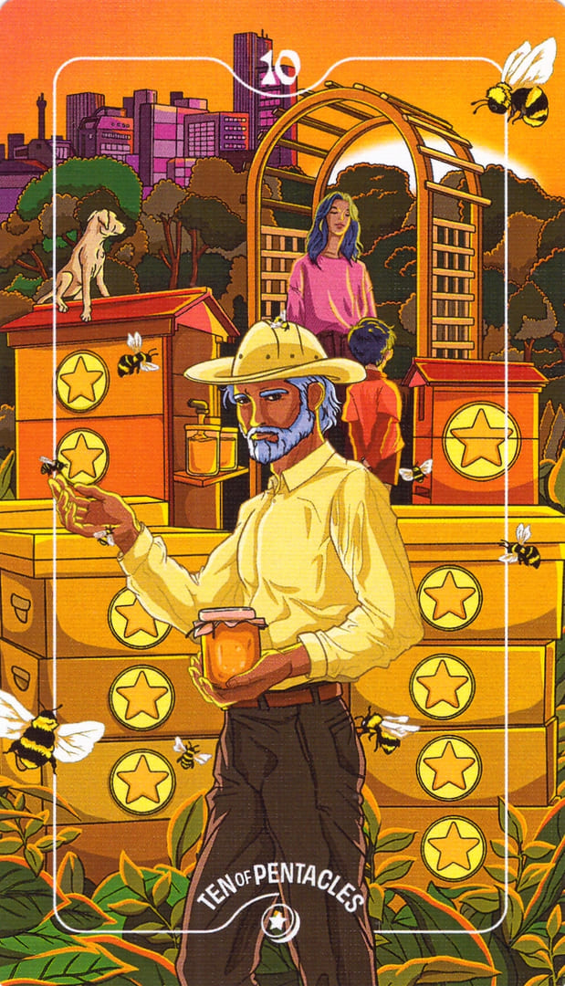 Ten of Pentacles — Deck of Luminaries Tarot