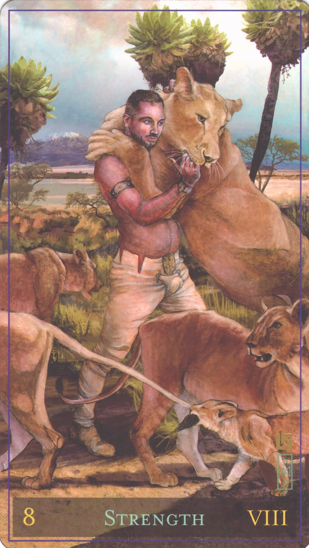 Strength — Divine Masculine Tarot
