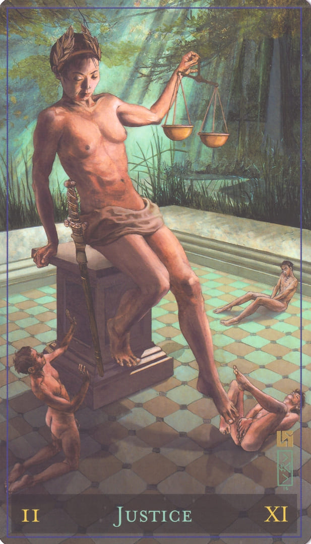 Justice — Divine Masculine Tarot