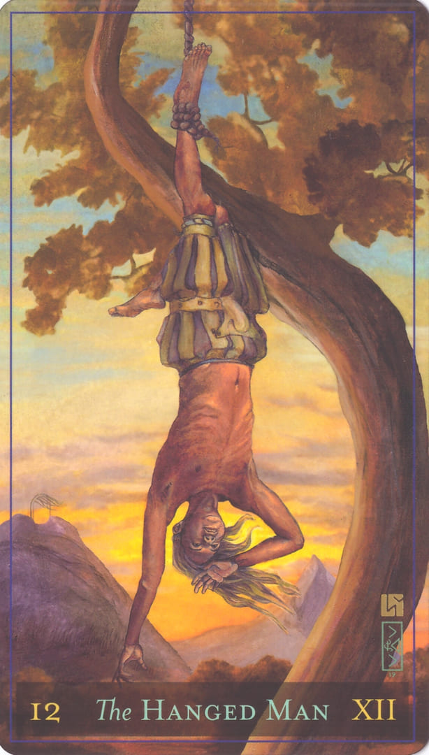 The Hanged Man — Divine Masculine Tarot