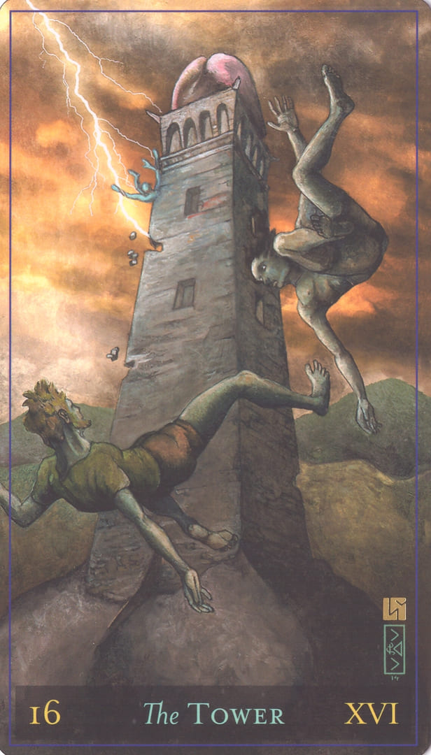 The Tower — Divine Masculine Tarot