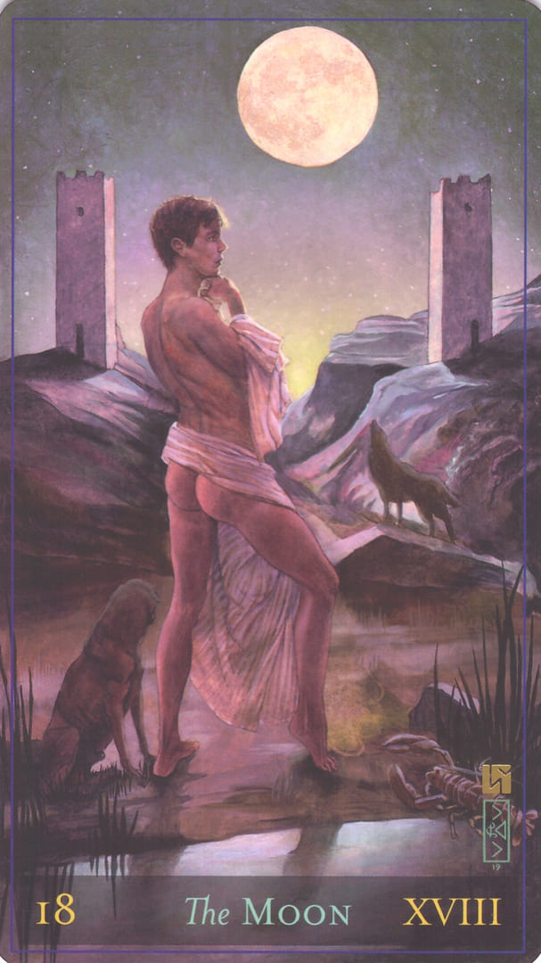 The Moon — Divine Masculine Tarot