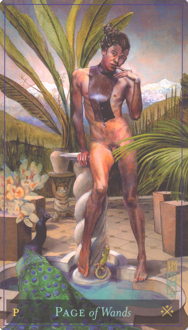 Page of Wands — Divine Masculine Tarot