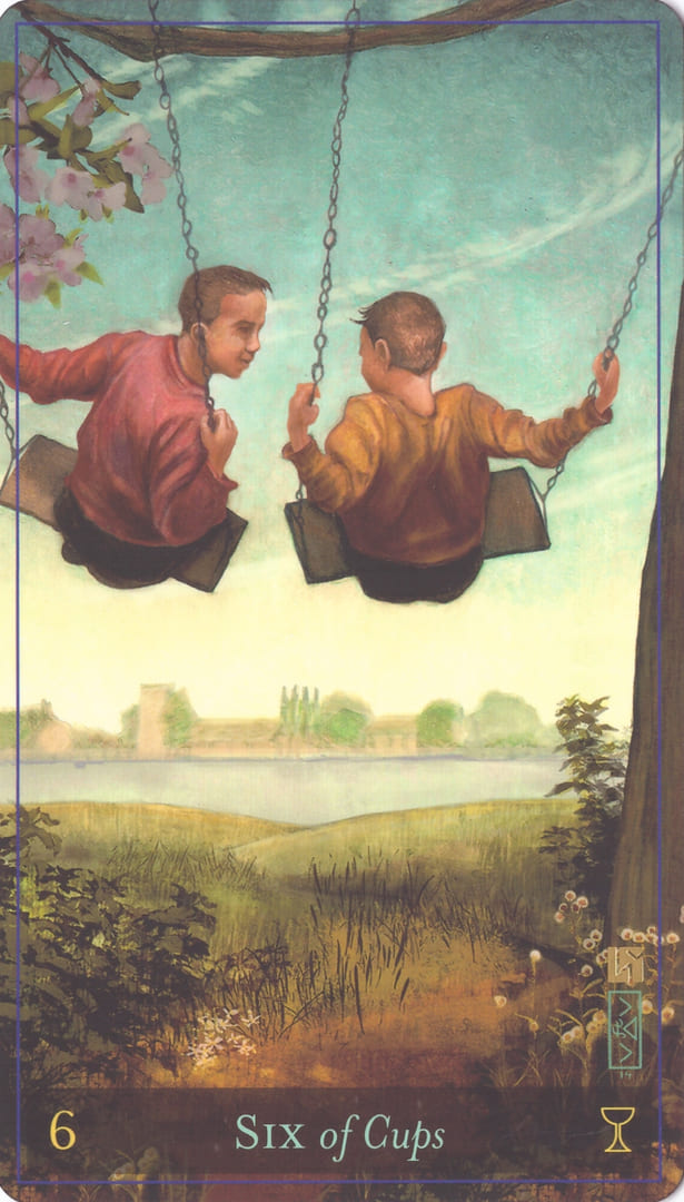 Six of Cups — Divine Masculine Tarot