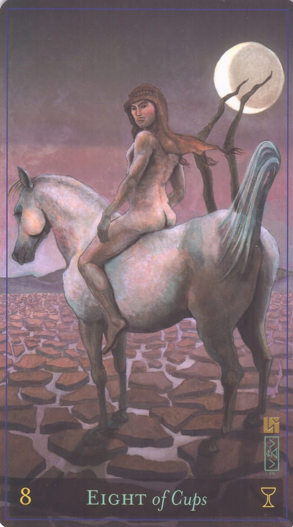 Eight of Cups — Divine Masculine Tarot