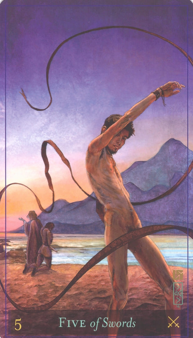 Five of Swords — Divine Masculine Tarot