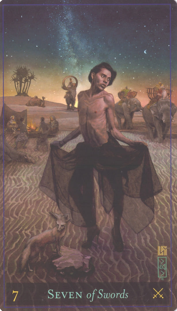 Seven of Swords — Divine Masculine Tarot