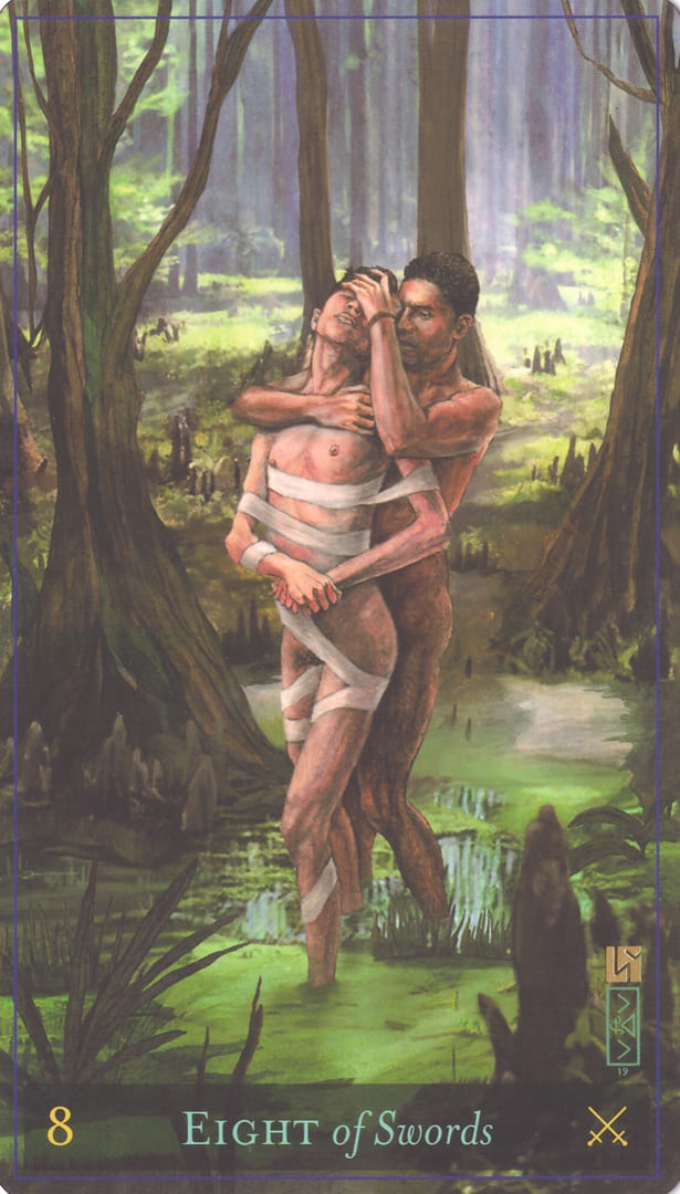 Eight of Swords — Divine Masculine Tarot