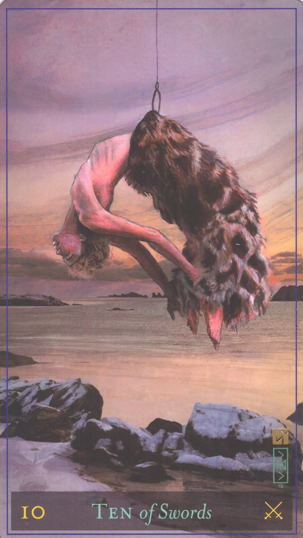 Ten of Swords — Divine Masculine Tarot