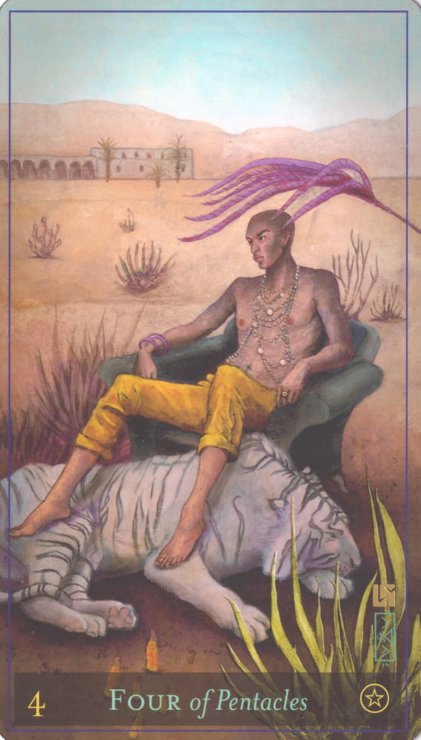 Four of Pentacles — Divine Masculine Tarot
