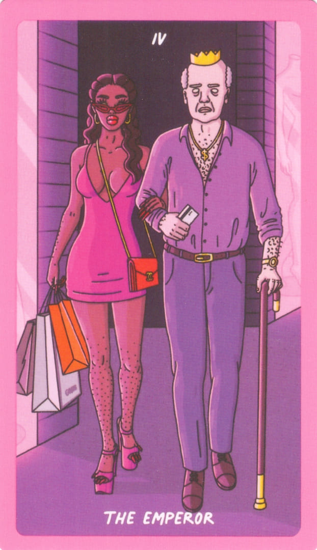El Emperador — Exotic Cancer Tarot