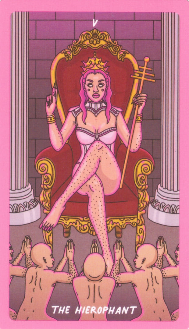The Hierophant — Exotic Cancer Tarot