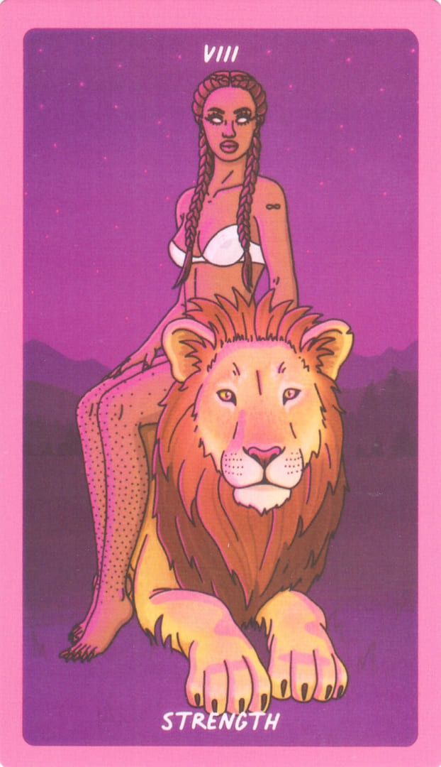 La Fuerza — Exotic Cancer Tarot