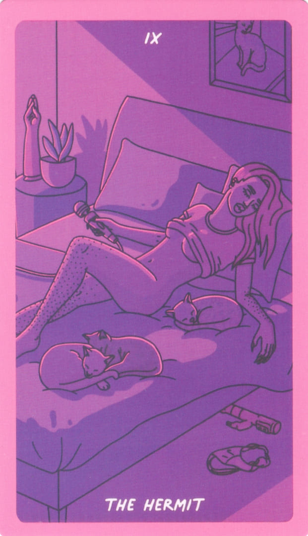 The Hermit — Exotic Cancer Tarot
