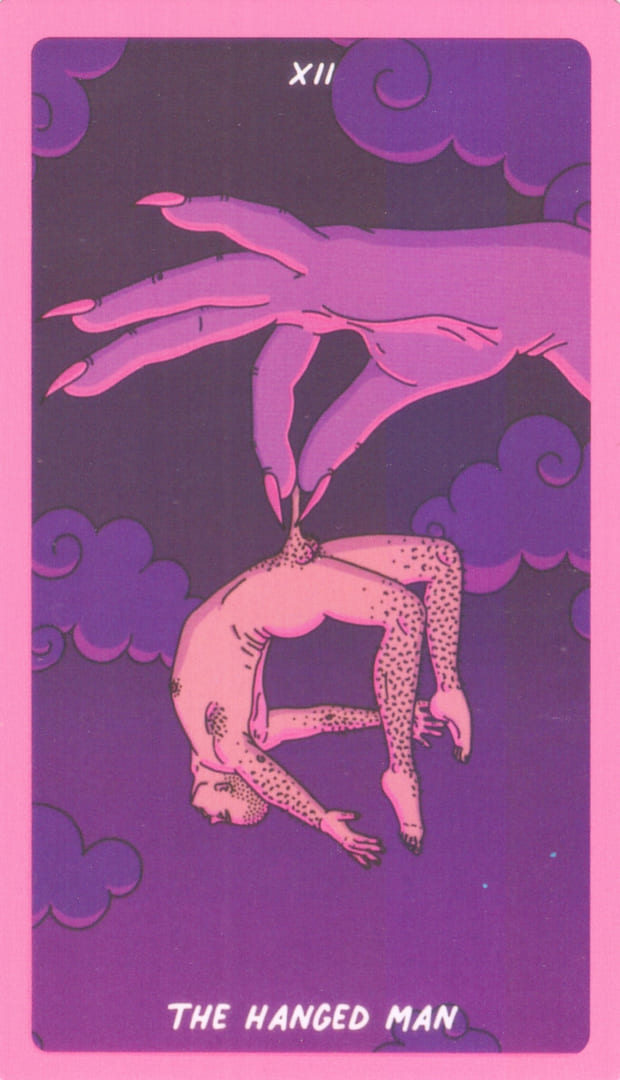 The Hanged Man — Exotic Cancer Tarot