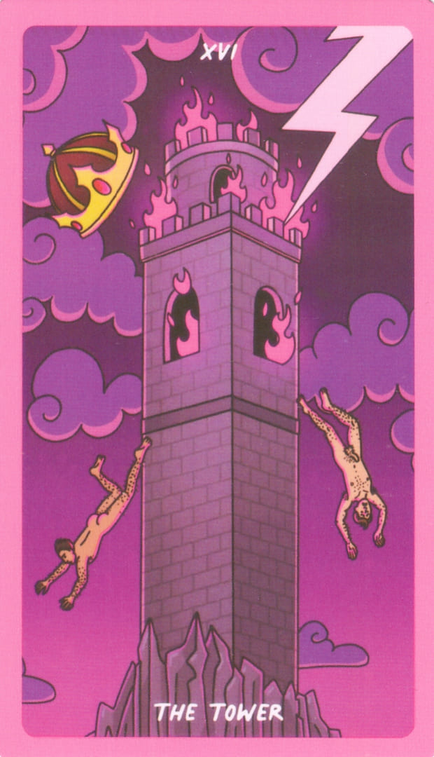 The Tower — Exotic Cancer Tarot