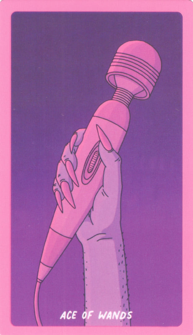 As de Bastos — Exotic Cancer Tarot