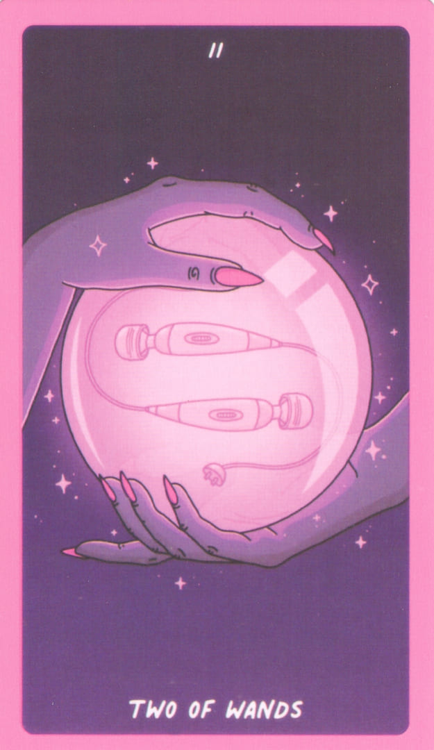 Two of Wands — Exotic Cancer Tarot
